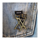 DIRECTOR'S CHAIR ENAMEL PIN