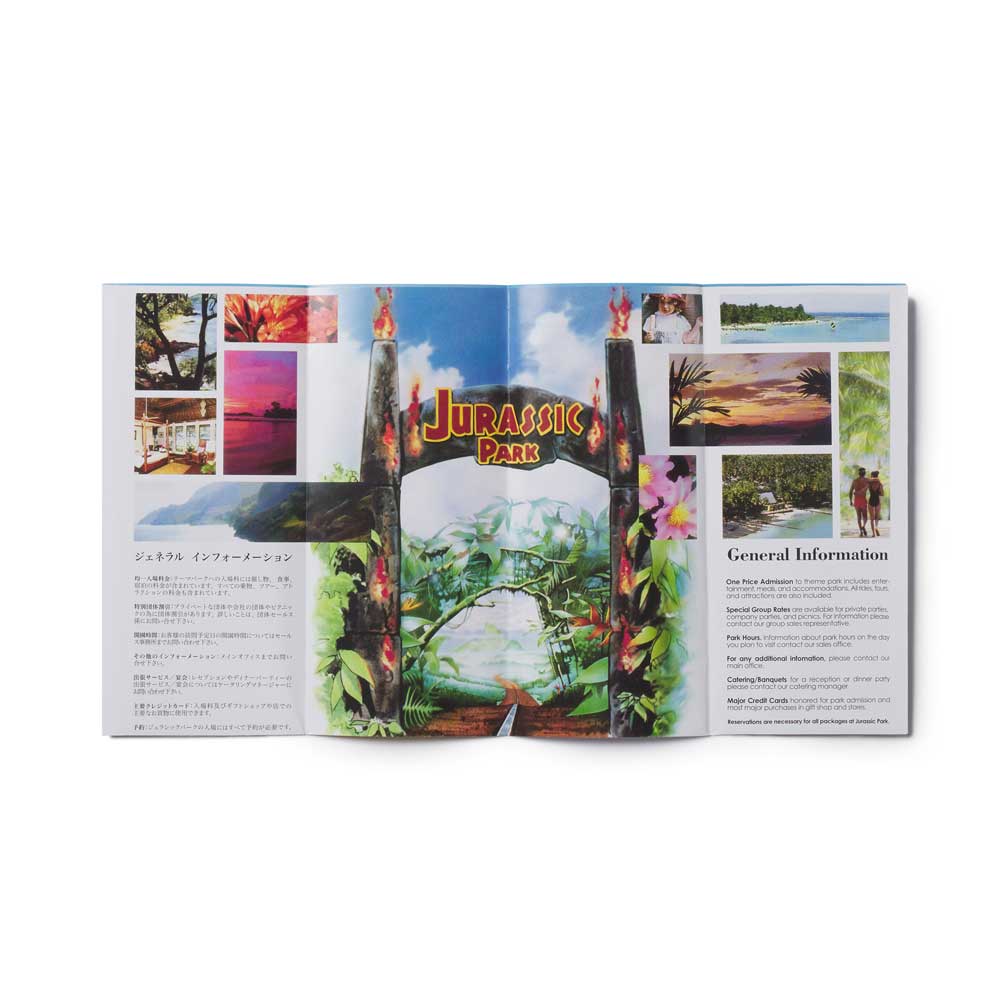 JURASSIC PARK WELCOME MAP