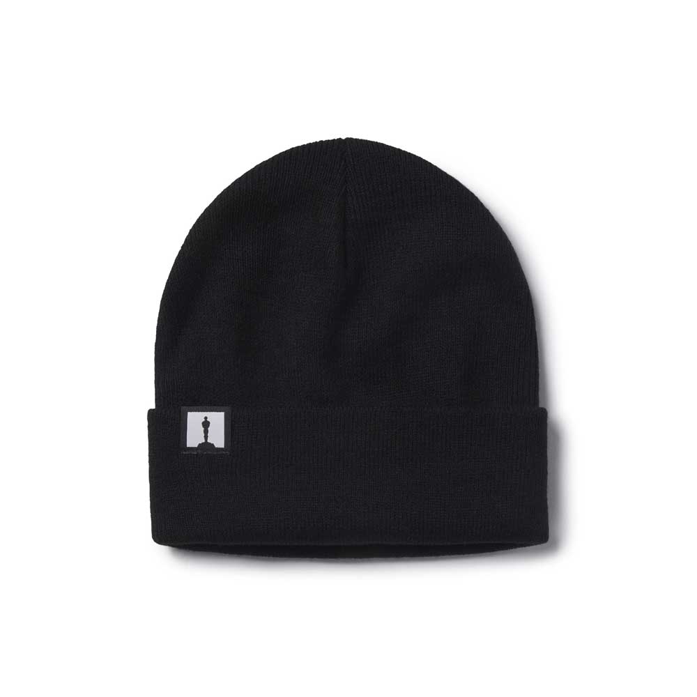 BLACK LOGO BEANIE