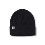 BLACK LOGO BEANIE