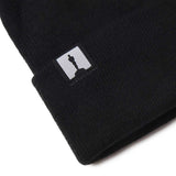 BLACK LOGO BEANIE