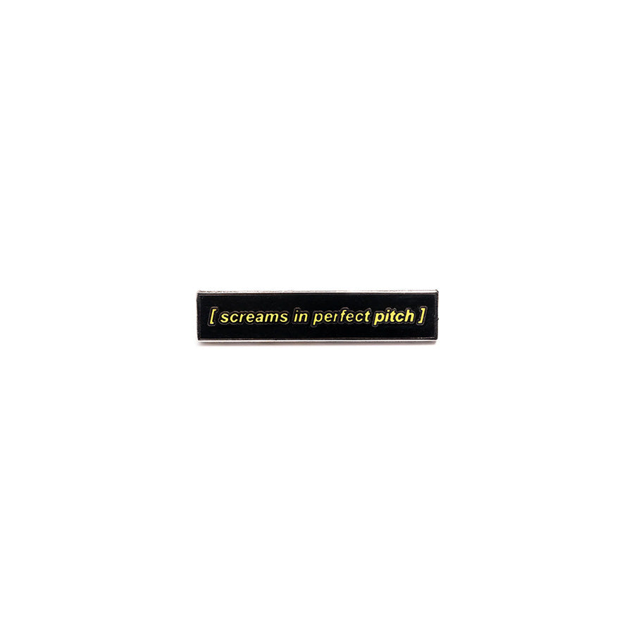 PITCH PERFECT SCREAM PIN - CLOSED CAPTIONS