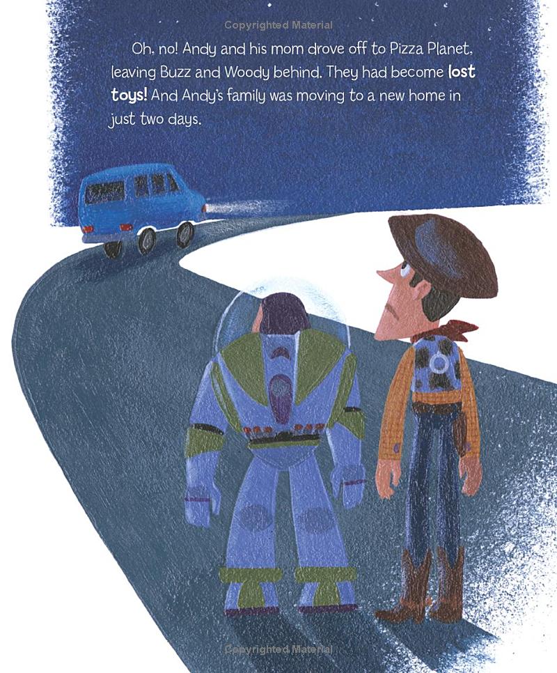 boo from monsters inc is andy's mom TOY STORY LITTLE GOLDEN BOOK CHILDRENS FILM BOOK
