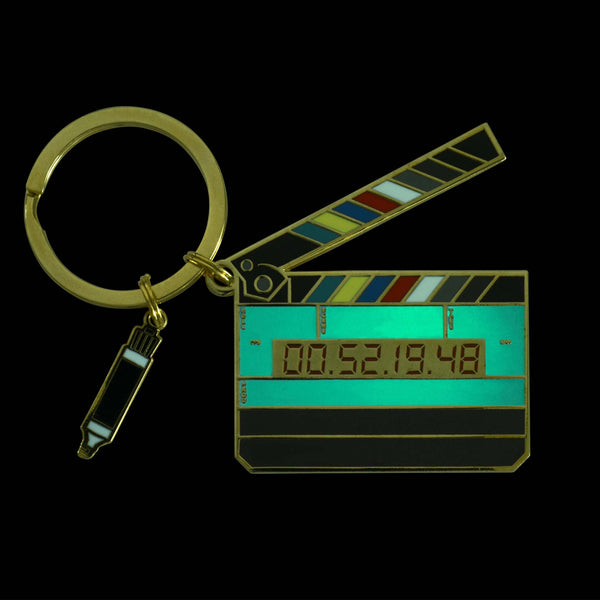 GLOW IN THE DARK LARGE TIMECODE SLATE KEYCHAIN – Academy Museum Store