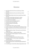 Table of contents page with chapter titles and page numbers on a white background
