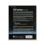 Back cover of a book titled 'Stop Motion' by CRC Press on a white background