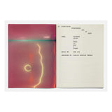 Album cover with a red and yellow abstract design on one side and text on the other, set against a white background.