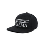 Black cap with 'South Central Cinema' text on a white background