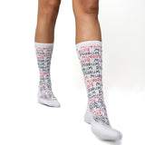 ATHLETIC THE SHINING- REDRUM PATTERN SOCKS