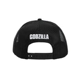 Godzilla Monster In White Square Black Trucker Hat