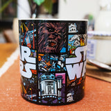 STAR WARS COMIC STRIP LOGO 20OZ CERAMIC MUG