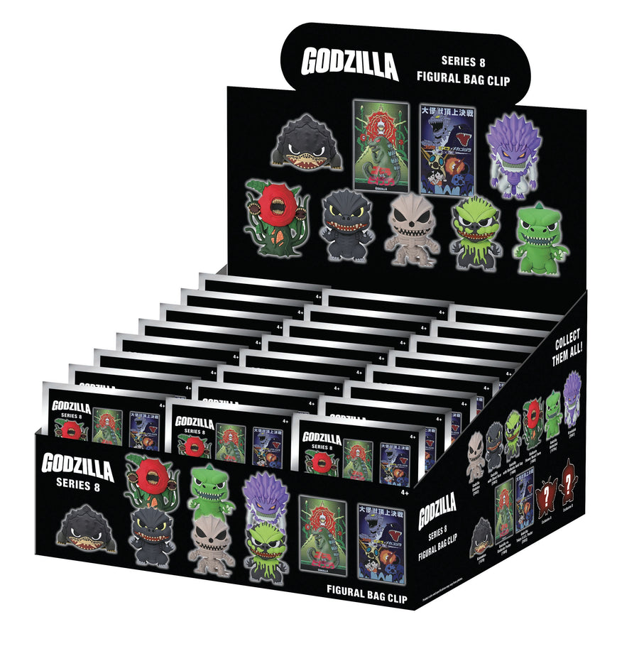 Godzilla 3D Foam Bag Clip, Series 8 – Academy Museum Store