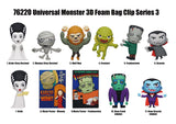 Universal Monsters 3D Bag Clip, Series 3
