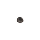 back of the pin button on a white background