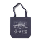BRUCE THE SHARK BLUEPRINT TOTE