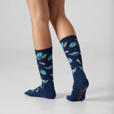 ATHLETIC STRIPE POPCORN SOCKS