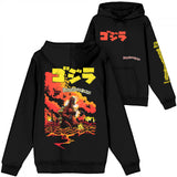Godzilla Classic Kanji Poster Art Hoodie