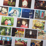 Collection of animated scenes from Studio Ghibli films displayed on a white background.
