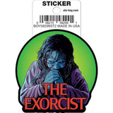 The Exorcist Green Circle Die Cut Sticker
