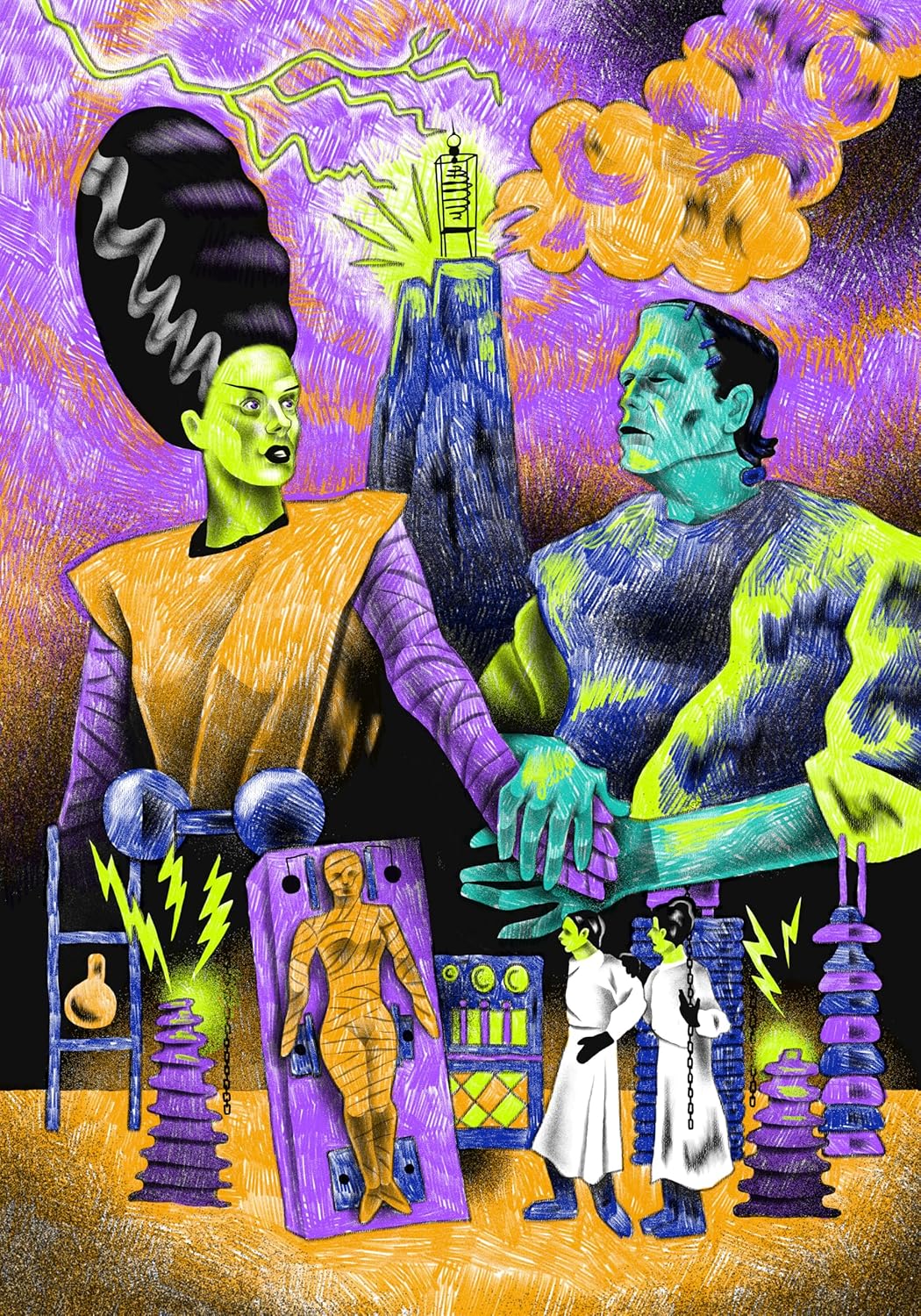 universal monsters coloring pages Classic Horror Movies Coloring Book