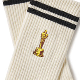 Oscars Embroidered Crew Socks