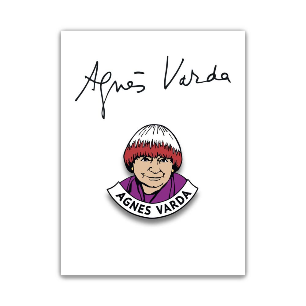 AGNÈS VARDA ENAMEL PIN – Academy Museum Store