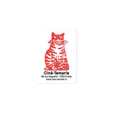 CINÉ-TAMARIS STICKER (LE CHAT)