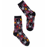 BRIDE OF FRANKENSTEIN SHIMMER SHEER CREW SOCK