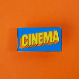 CINEMA ENAMEL PIN