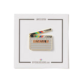 CLAPPERBOARD PIN GOLD VARIANT