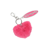 CLUELESS HEART POM KEYCHAIN