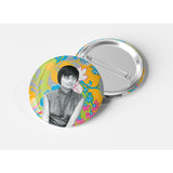 FLORAL AGNES VARDA BUTTON