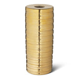 GOLD CYLINDER VASE 10