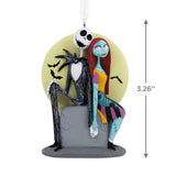 JACK AND SALLY TOMBSTONE ORNAMENT