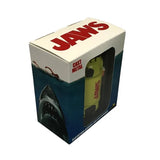 cast metal jaws bottle opener in logo box