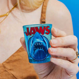 Celebrate Spielberg's classic with this Jaws mini shot glass. Showcasing the legendary shark design, it's perfect for collectors and movie lovers alike!
