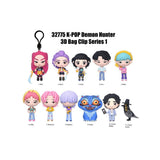 K-Pop Demon Hunter 3D Foam Bag Clip. Series 1