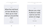 A LITTLE BOOK ABOUT MOVIES: QUOTES FOR THE CINEPHILE IN YOUR LIFE (LITTLE BOOKS OF FILMS AND TV)