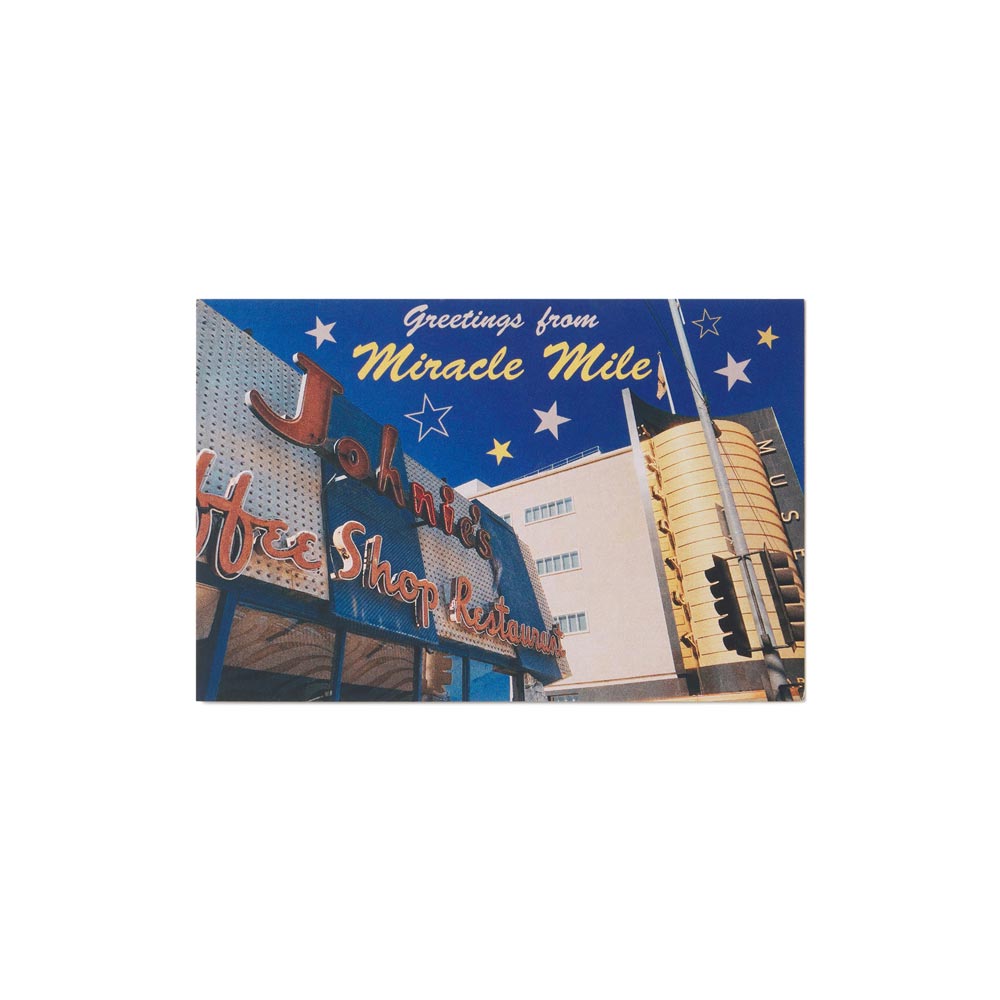 GREETINGS FROM MIRACLE MILE POSTCARD