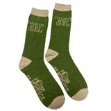 PRIDE & PREJUDICE "I'M QUITE AT MY LEISURE" FUZZY SOCKS