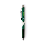 Green pen with a white design on a white background. Studio Ghibli Green Princess Mononoke Ballpoint Pen (San &amp; the Forest Spirit) 