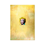 Gold Marilyn Sticker