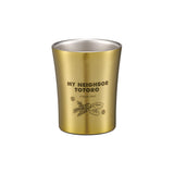 MY NEIGHBOR TOTORO STAINLESS STEEL TUMBLER  (TREE NUTS) GOLD