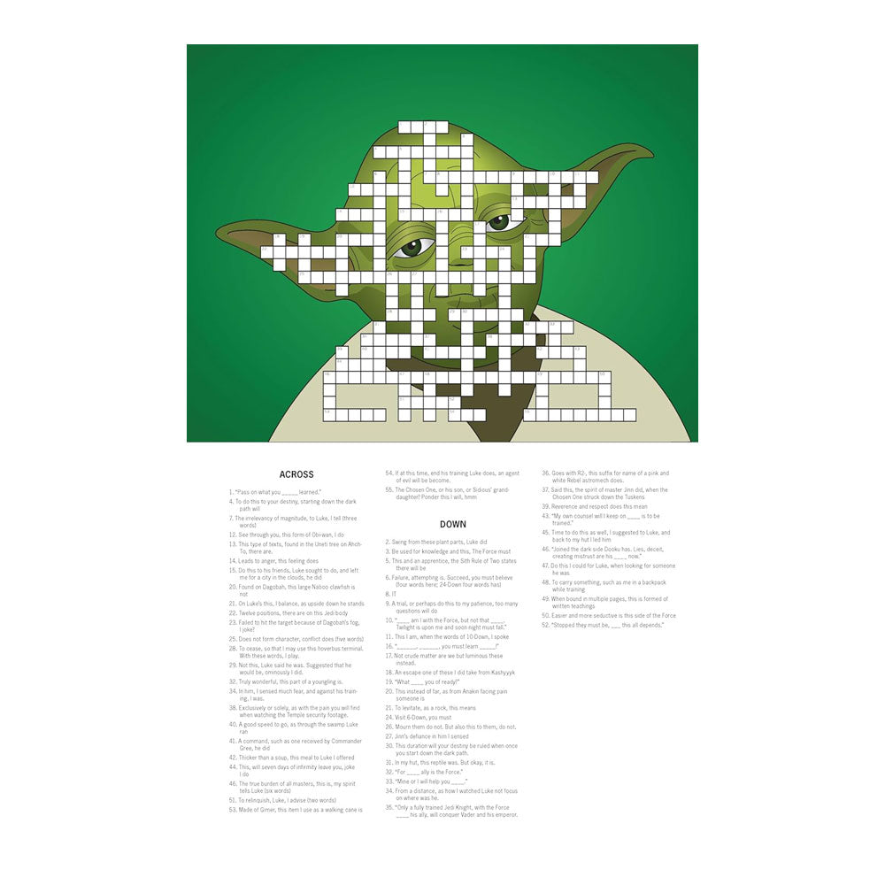 STAR WARS CROSSWORD PUZZLES Academy Museum Store STAR WARS CROSSWORD PUZZLES Academy Museum Store