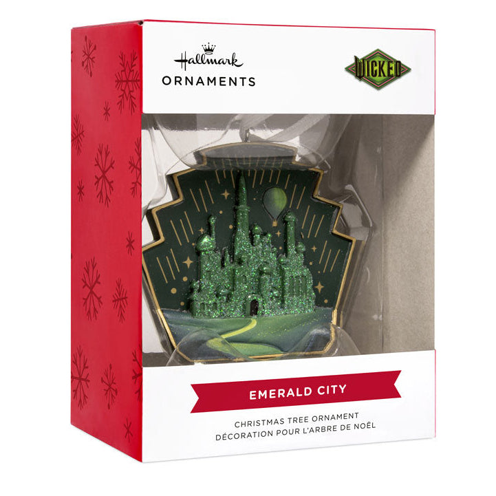 RESIN FIGURAL EMERALD CITY ORNAMENT