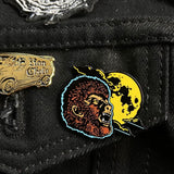 WOLFMAN ENAMEL PIN- GLOW IN THE DARK