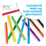 YUMMY YUMMY SCENTED TWIST-UP CRAYONS- SET OF 10