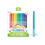 YUMMY YUMMY SCENTED TWIST-UP CRAYONS- SET OF 10