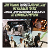 JOHN WILLIAMS CONDUCTS JOHN WILLIAMS: THE STAR WARS TRILOGY (2LP) LIMITED TRANSLUCENT  BLUE  180 GRAM AUDIOPHILE VINYL, INSERT WITH LINER  NOTES BY GEORGE LUCAS