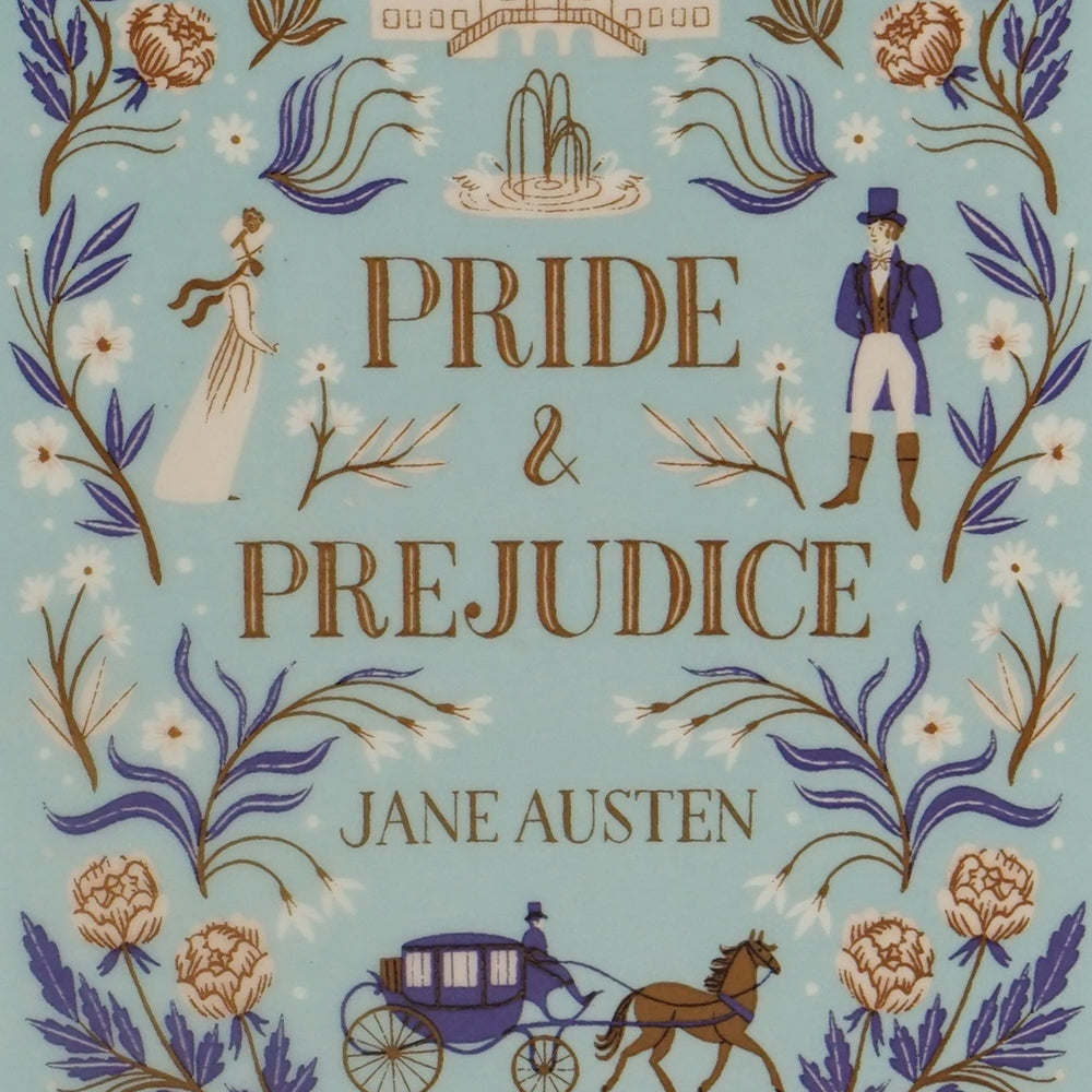 PRIDE & PREJUDICE VASE CERAMIC BOOK 5.5"